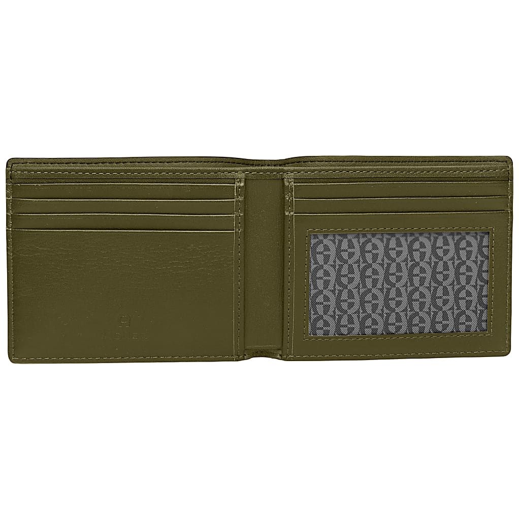 AIGNER PORTEMONNAIE LOGO - GRUEN