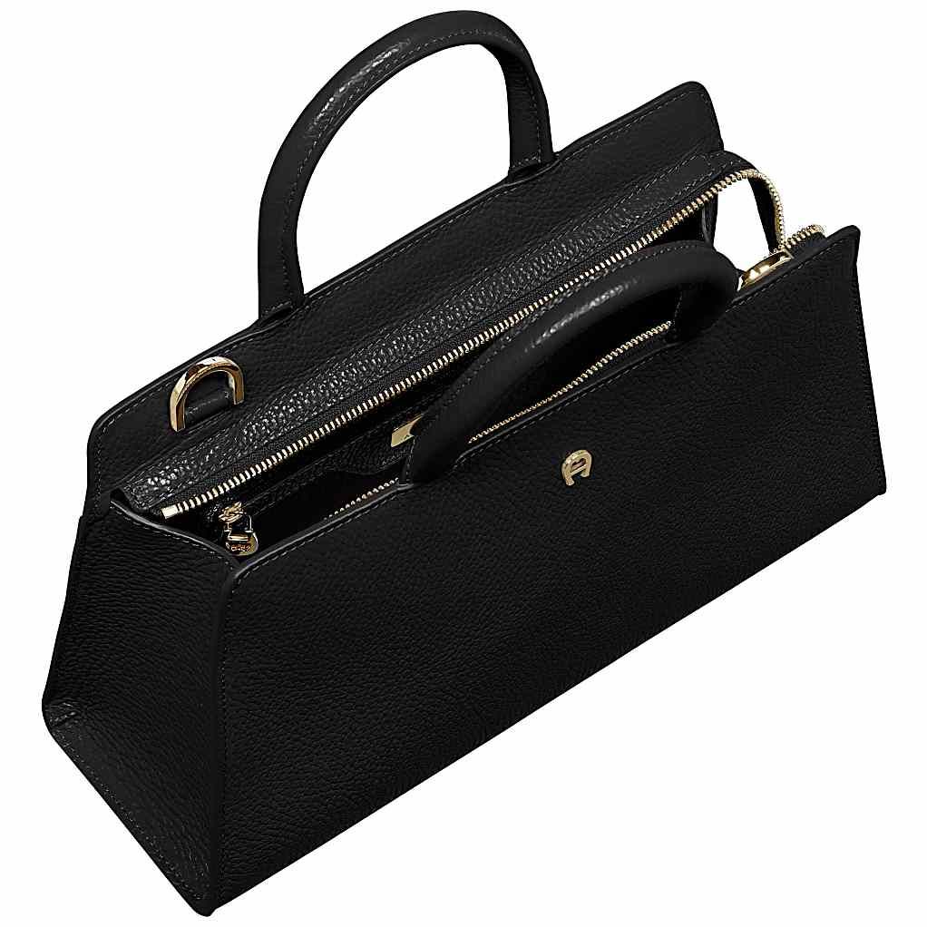 AIGNER CYBILL HANDTASCHE STRETCH M - SCHWARZ