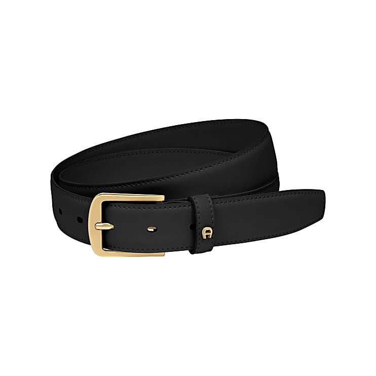 AIGNER BUSINESS GÜRTEL 3 CM - SCHWARZ