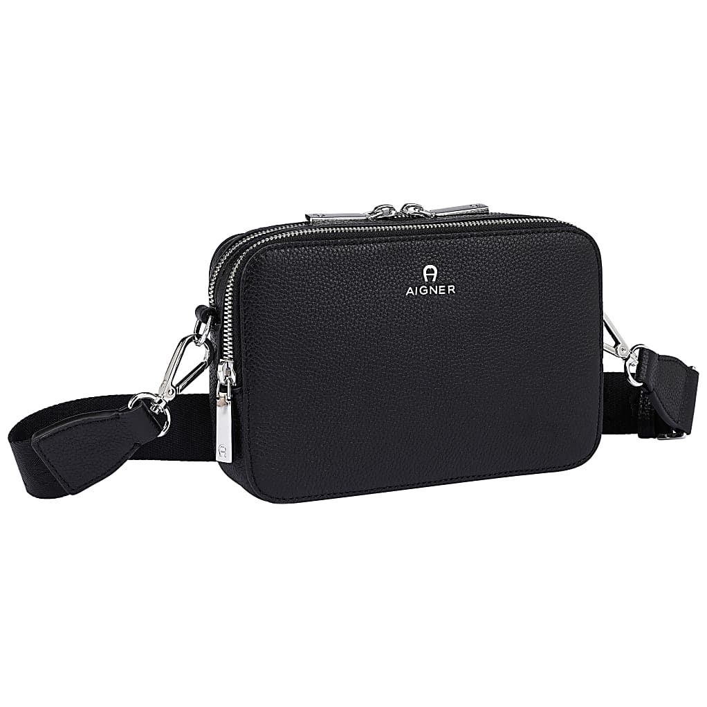 AIGNER MATTEO UMHÄNGETASCHE S - SCHWARZ