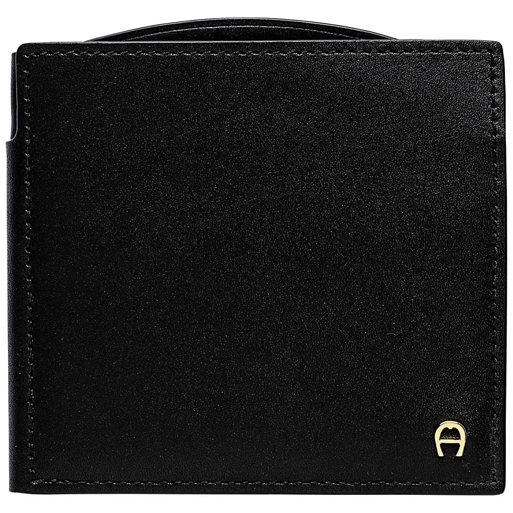 AIGNER GELDBÖRSE MIT GELDKLAMMER - SCHWARZ