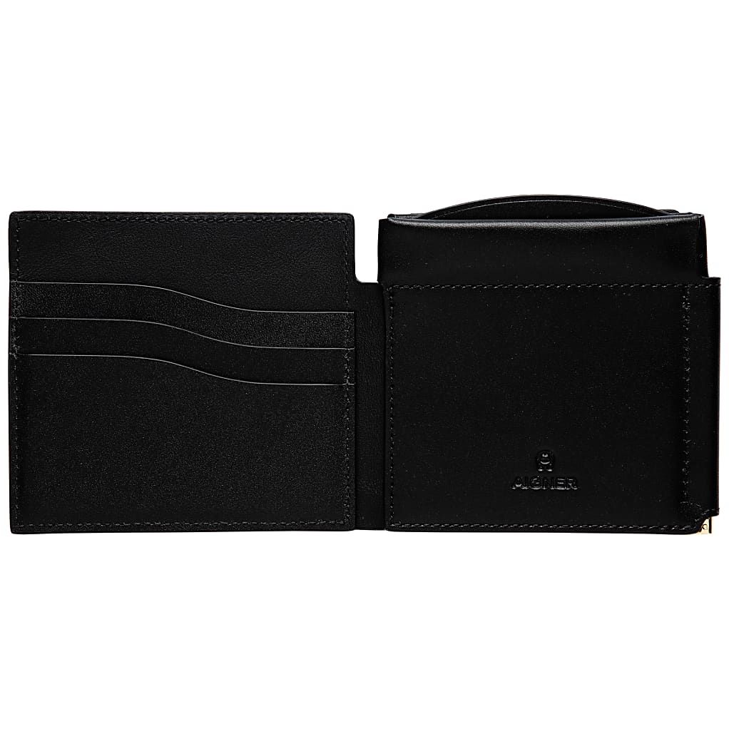 AIGNER GELDBÖRSE MIT GELDKLAMMER - SCHWARZ