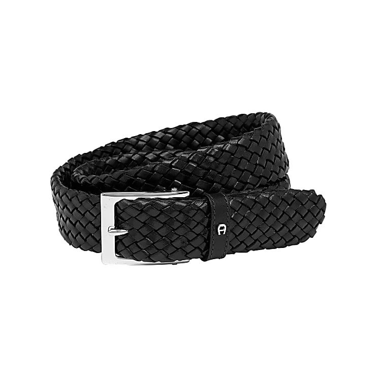 AIGNER BUSINESS GÜRTEL 3,5 CM - SCHWAR