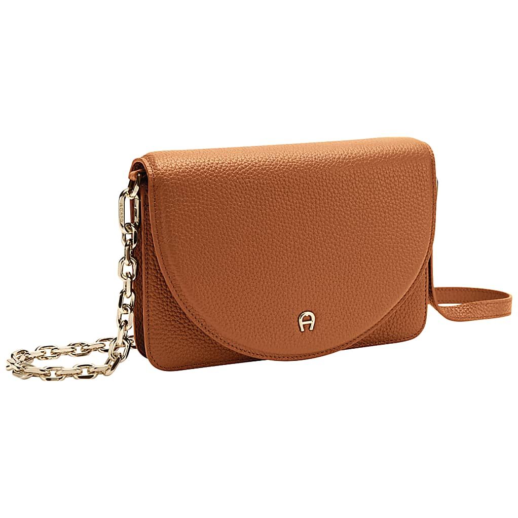 AIGNER WALLET ON CHAIN - BRAUN