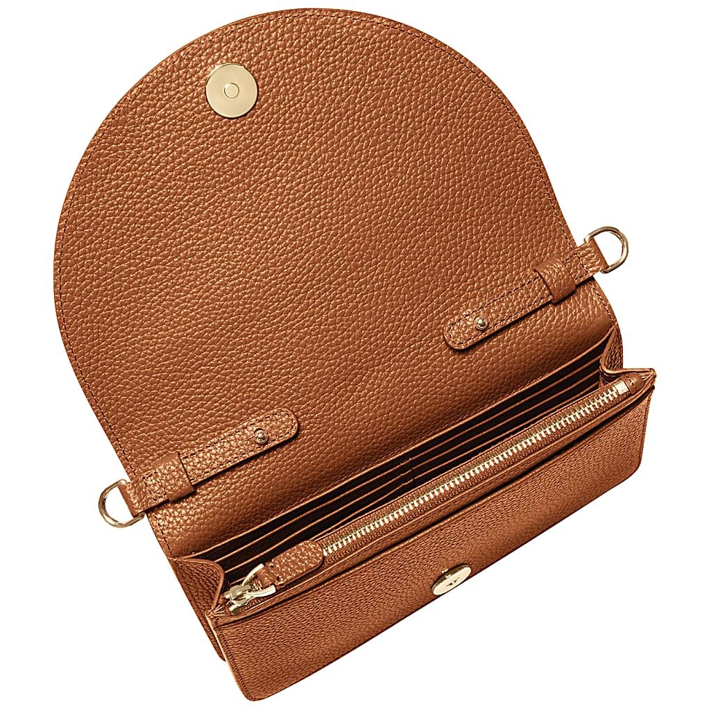 AIGNER WALLET ON CHAIN - BRAUN