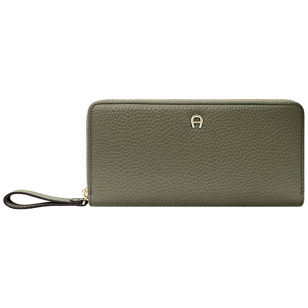 AIGNER PURA SCHEIN- UND KARTENTASCHE - GRUEN AIGNER PURA SCHEIN- UND KARTENTASCHE - GRUEN
