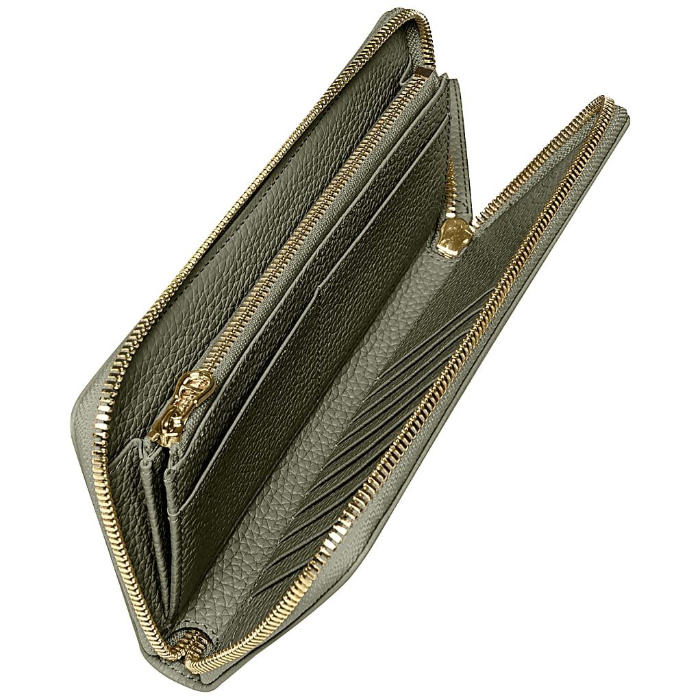 AIGNER PURA SCHEIN- UND KARTENTASCHE - GRUEN