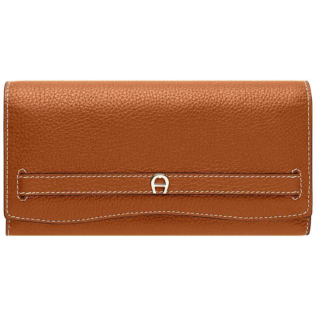 AIGNER FARAH SCHEIN- UND KARTENTASCHE - BRAUN