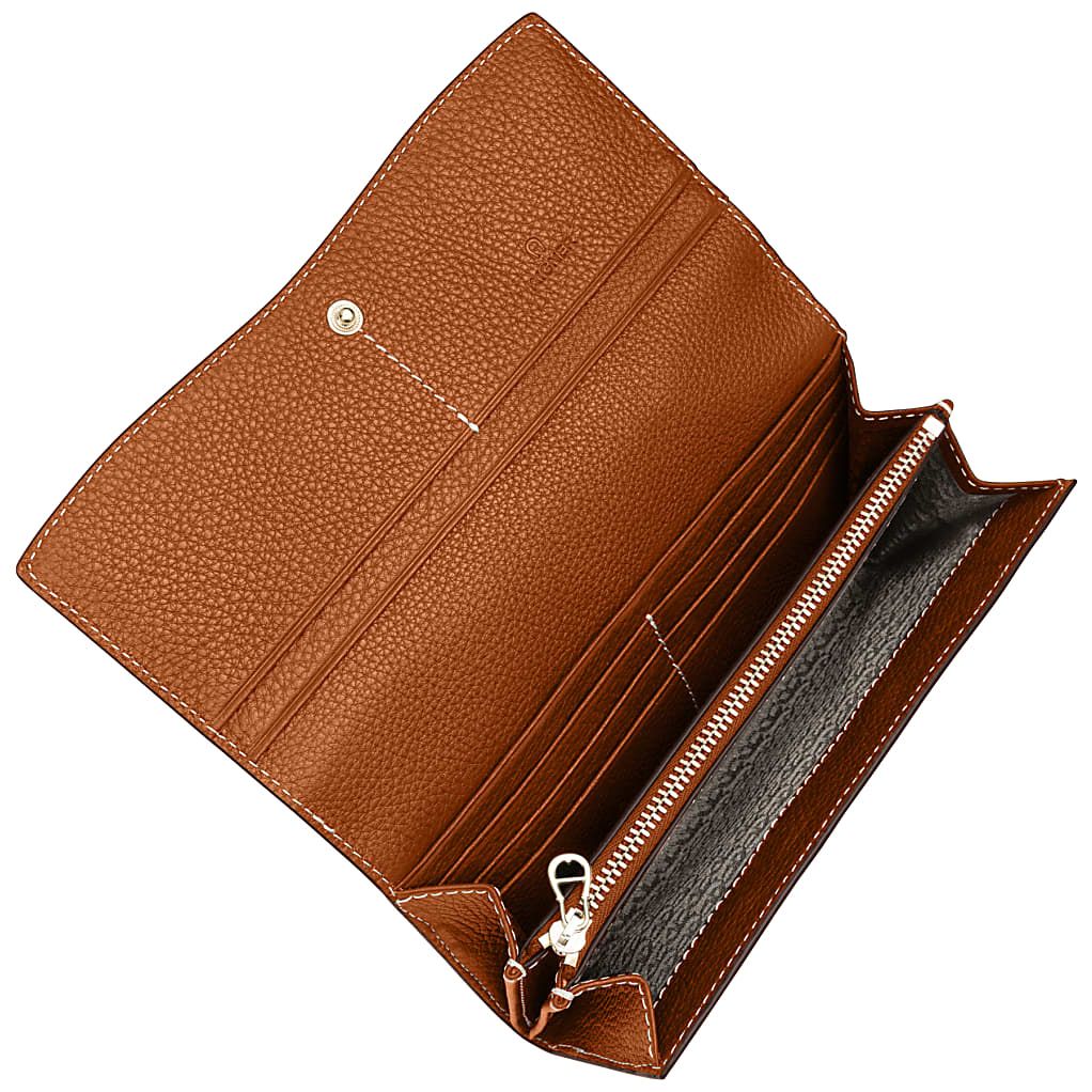 AIGNER FARAH SCHEIN- UND KARTENTASCHE - BRAUN