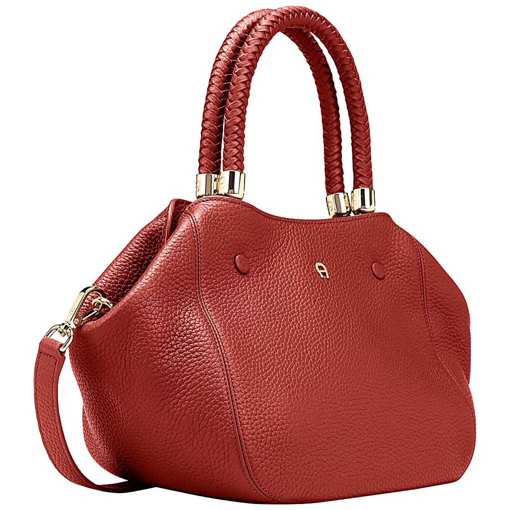 AIGNER CARRÉ SOFT HANDTASCHE M - ROT