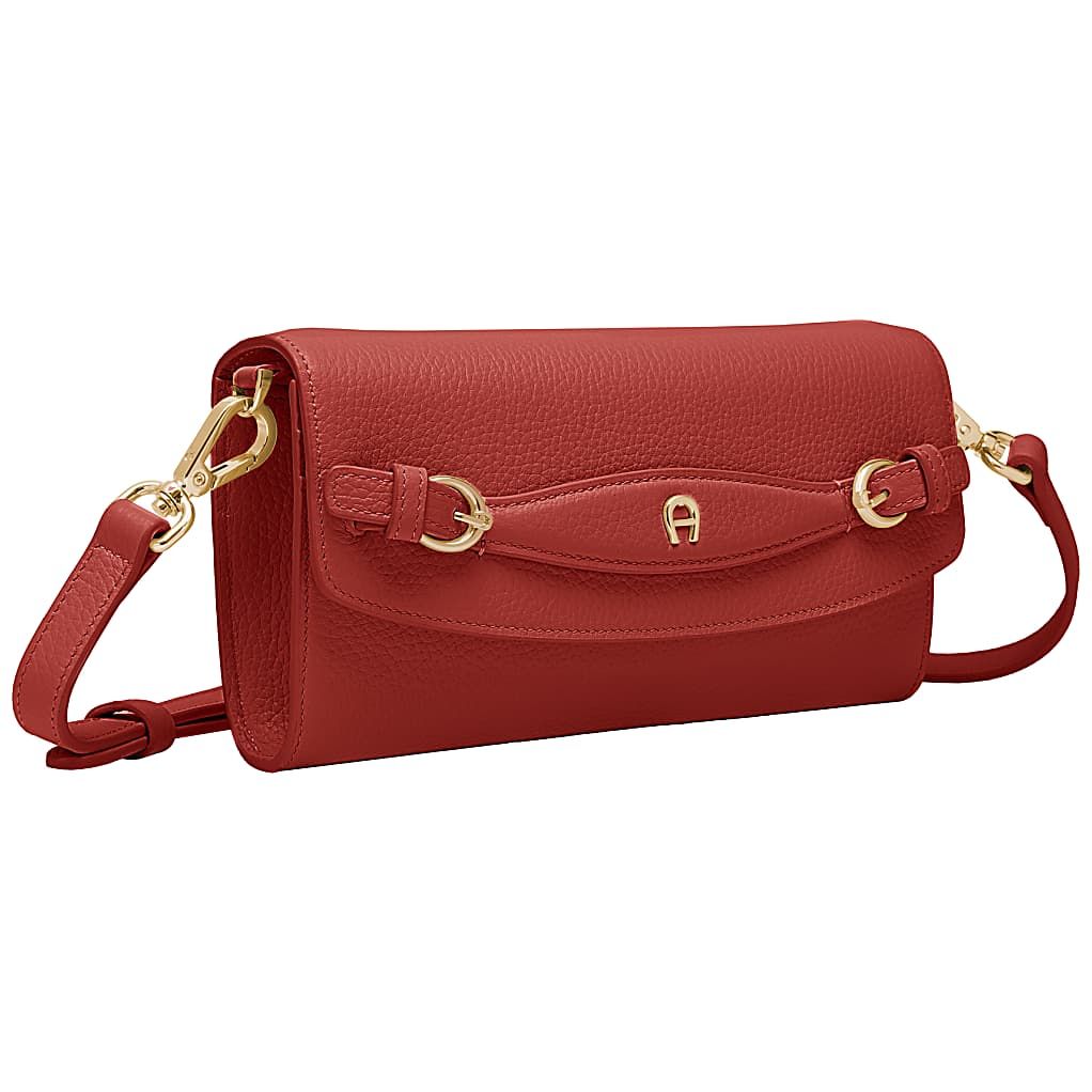 AIGNER CAVALLO WALLET ON CHAIN - ROT