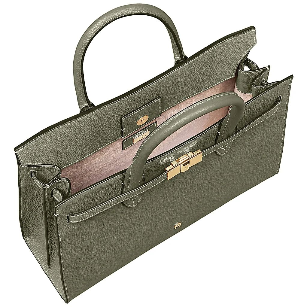 AIGNER FARAH HANDTASCHE L - GRUEN