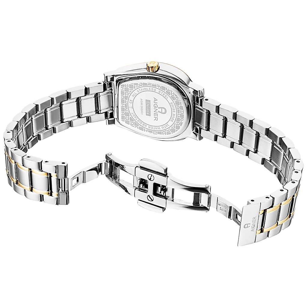 AIGNER DAMENUHR DAIANA SILBER-GOLD - MULTICOLOUR