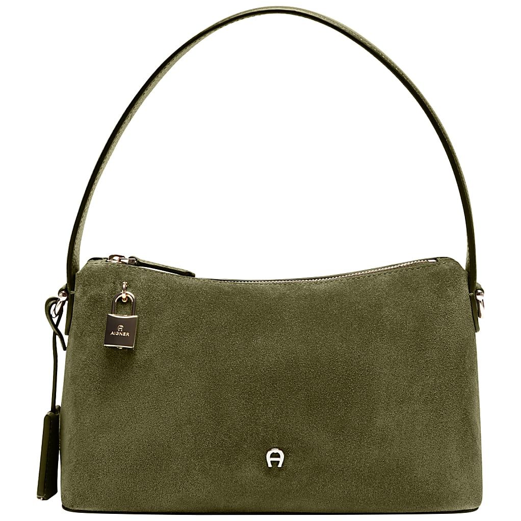AIGNER DELIA SUEDE BEUTEL S - GRUEN