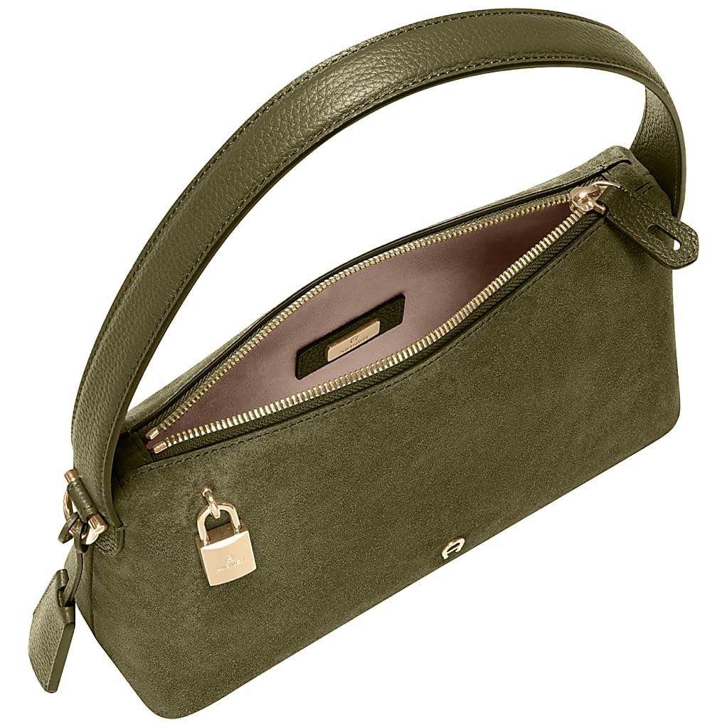 AIGNER DELIA SUEDE BEUTEL S - GRUEN