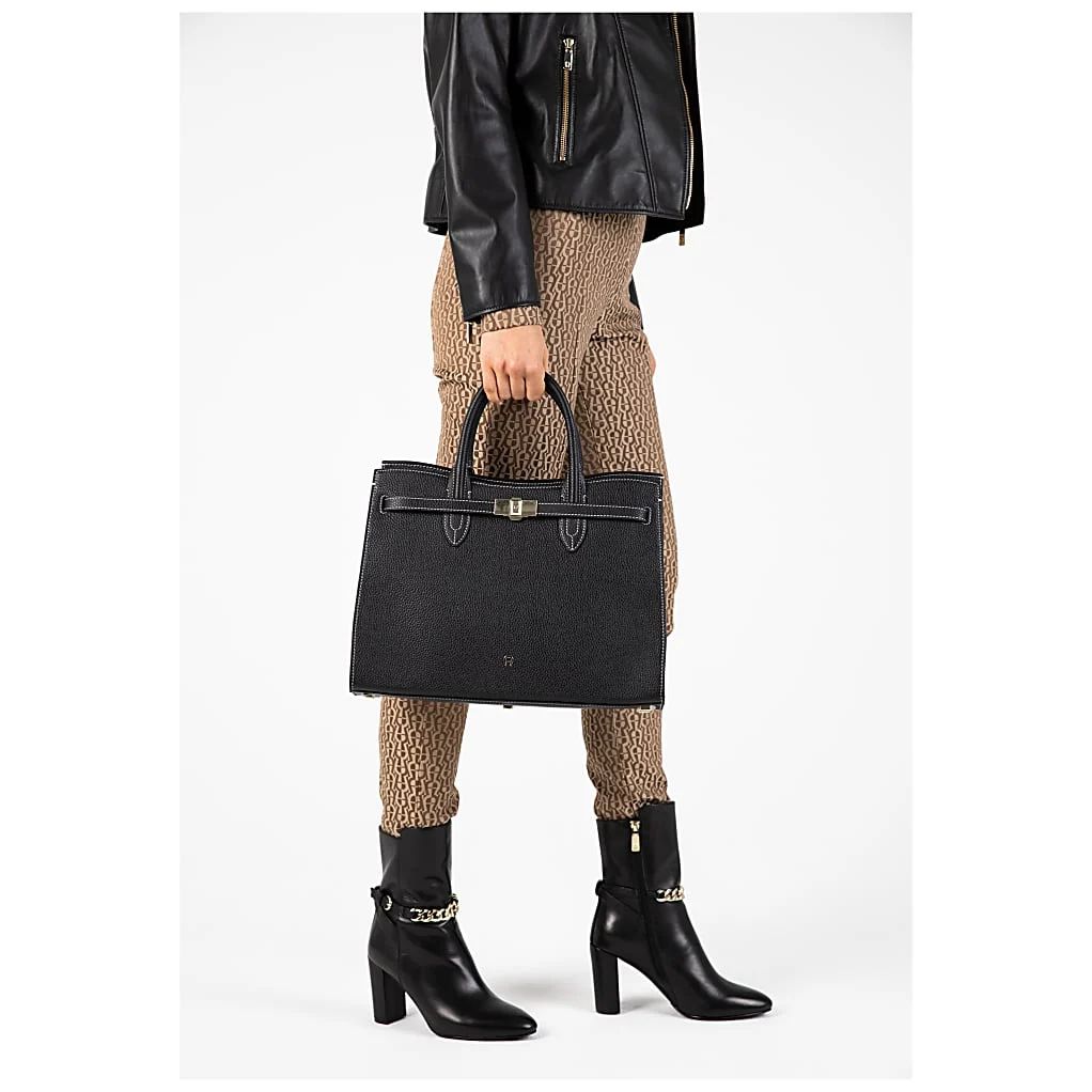 AIGNER FARAH HANDTASCHE L - GRAU