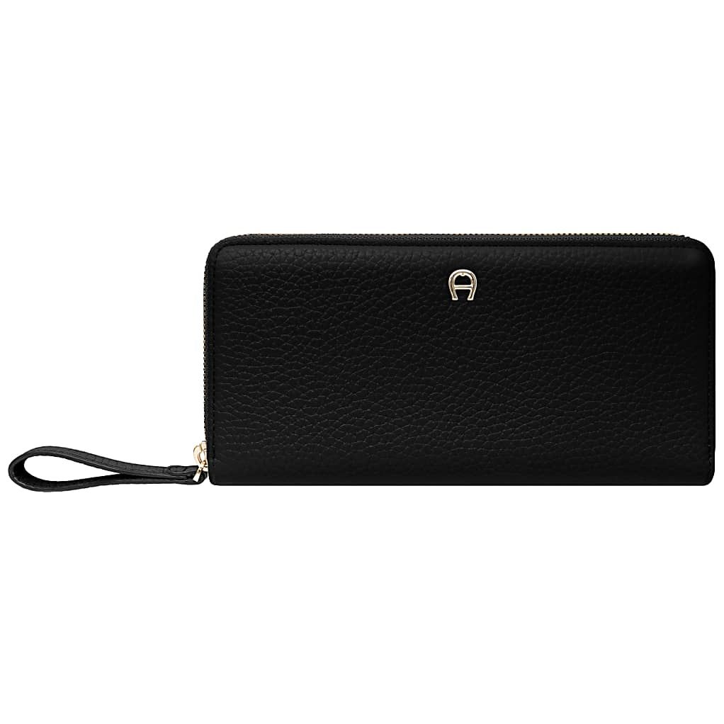 AIGNER PURA SCHEIN- UND KARTENTASCHE - SCHWARZ