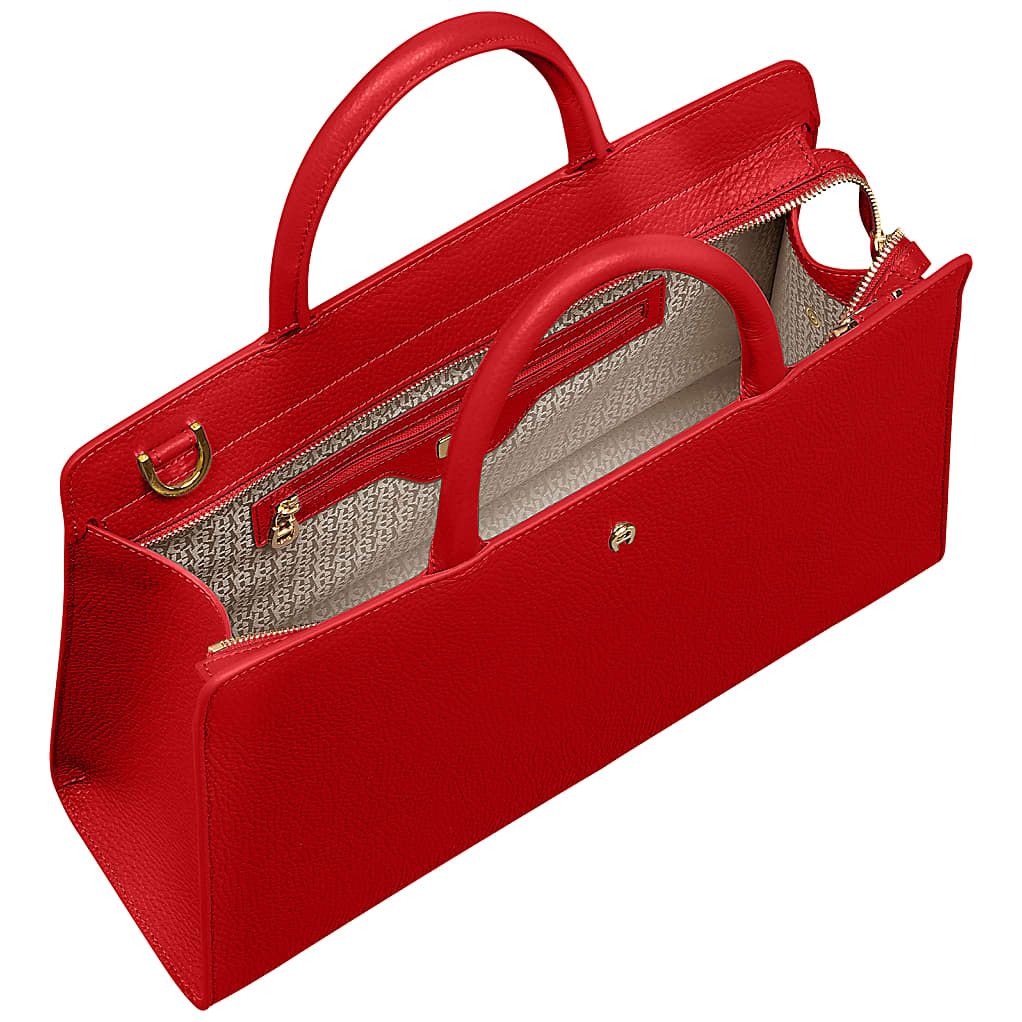 AIGNER CYBILL HANDTASCHE L - ROT