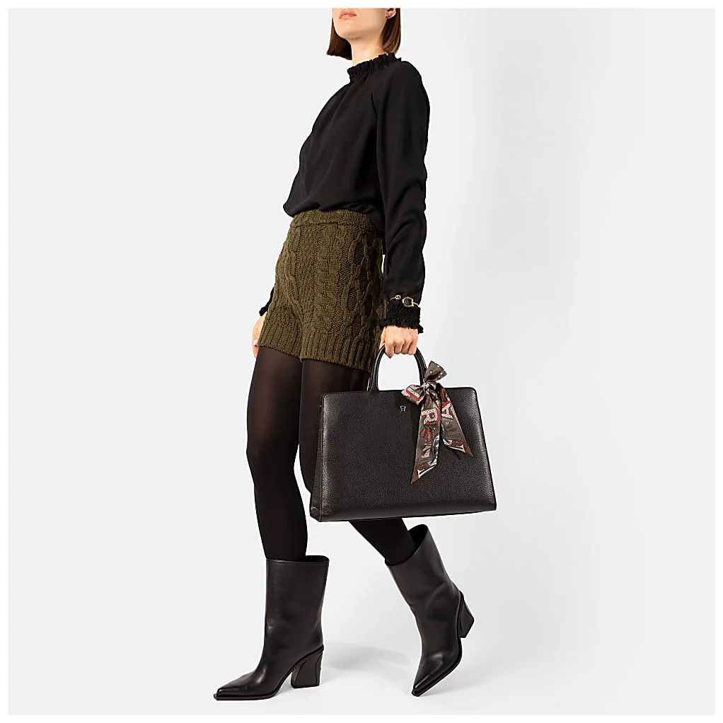 AIGNER CYBILL HANDTASCHE L - ROT