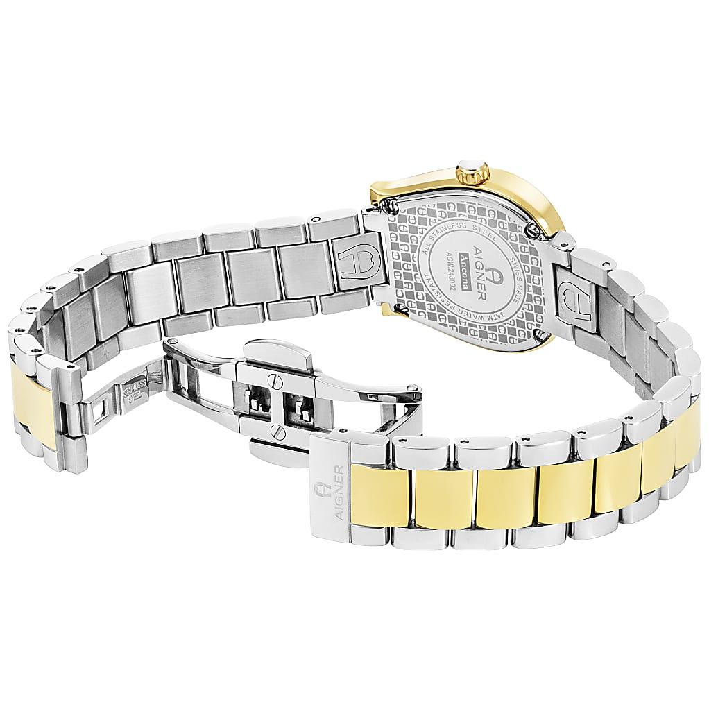 AIGNER DAMENUHR ANCONA GOLD-SILBER - MULTICOLOUR
