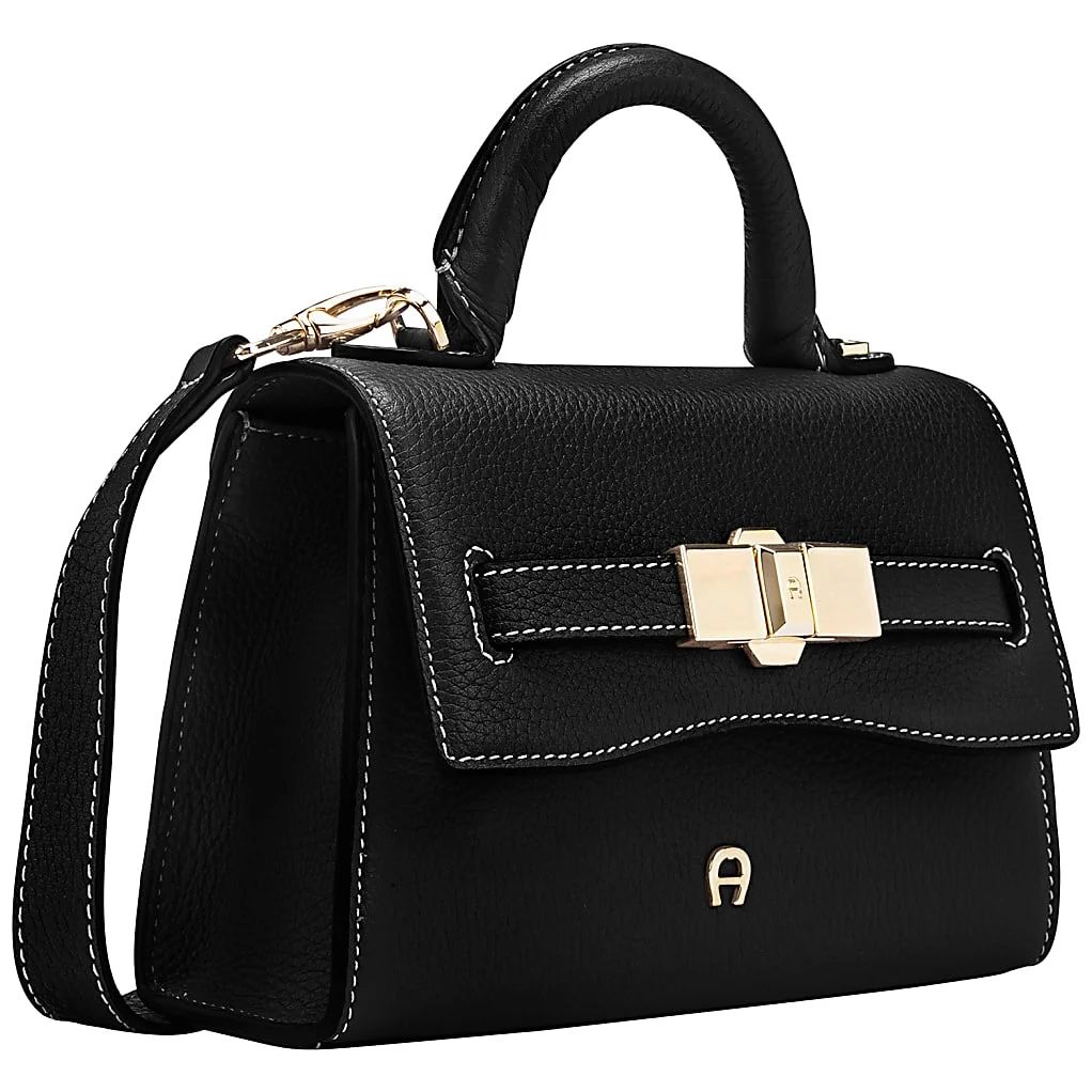AIGNER FARAH HANDTASCHE XS - SCHWARZ