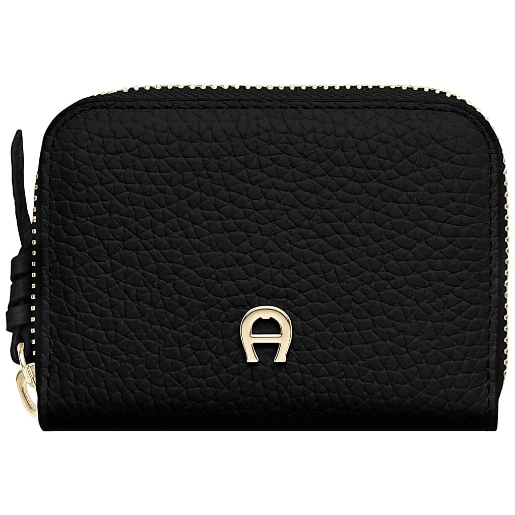 AIGNER CARRÉ SOFT KARTENETUI - SCHWARZ