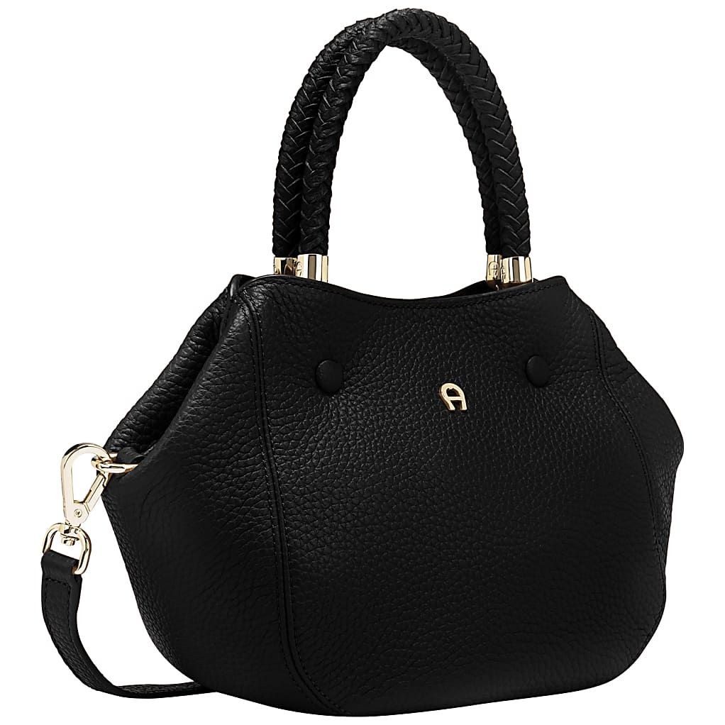 AIGNER CARRÉ SOFT HANDTASCHE S - SCHWARZ