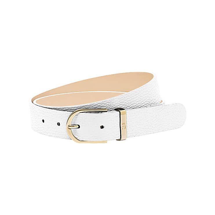 AIGNER CASUAL GÜRTEL 3 CM - WEIß