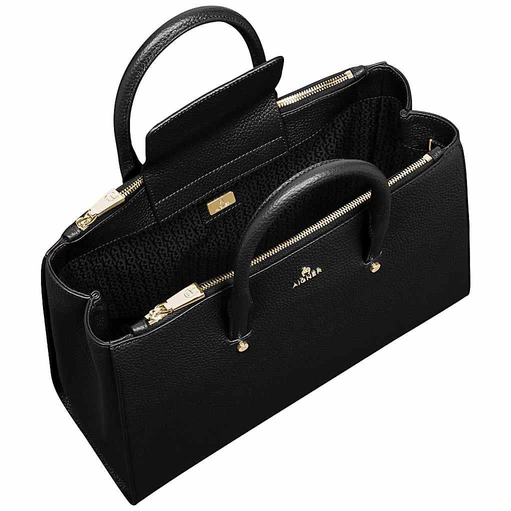 AIGNER IVY HANDTASCHE L - SCHWARZ