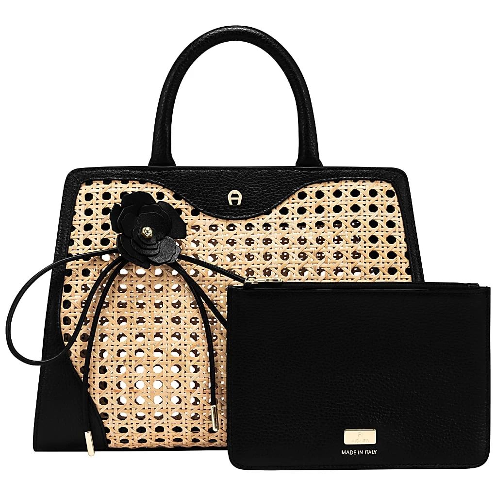 AIGNER CYBILL TRECCIA HANDTASCHE M - SCHWARZ