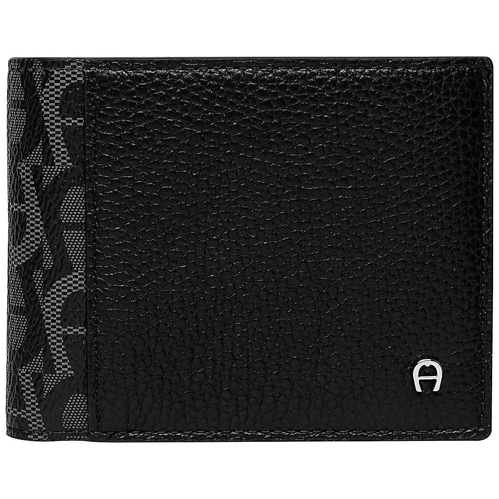 AIGNER LOGO PORTEMONNAIE - SCHWARZ