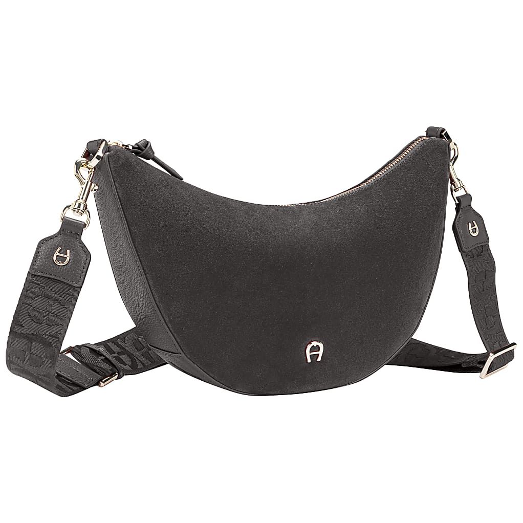 AIGNER ZITA SUEDE UMHÄNGETASCHE S - GRAU