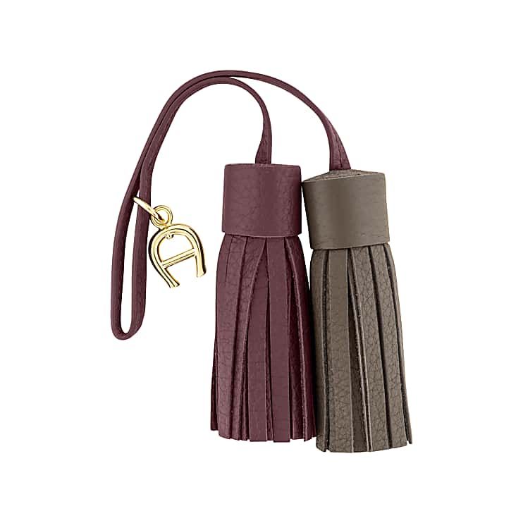 AIGNER FASHION ANHÄNGER QUASTEN BICOLOR - ANTIC