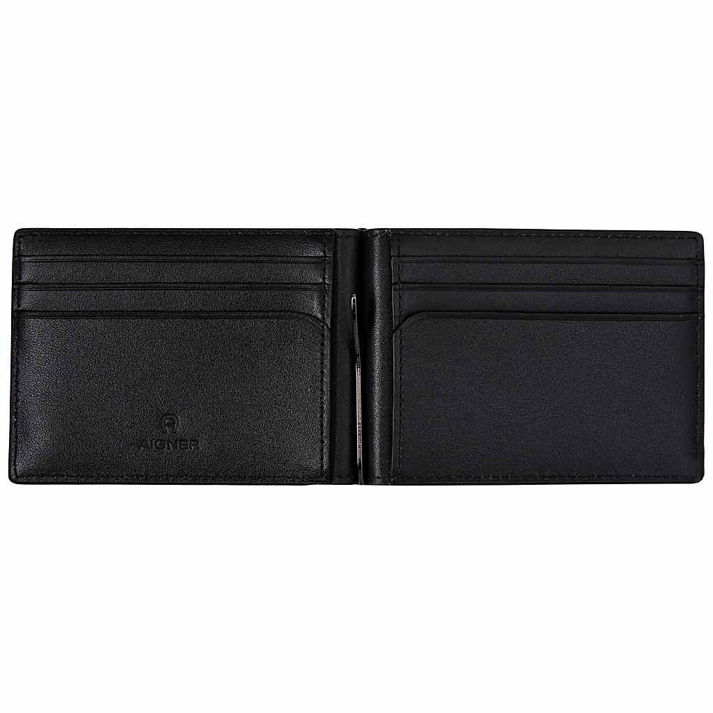 AIGNER ETHAN SCHEIN- UND KARTENTASCHE - SCHWARZ