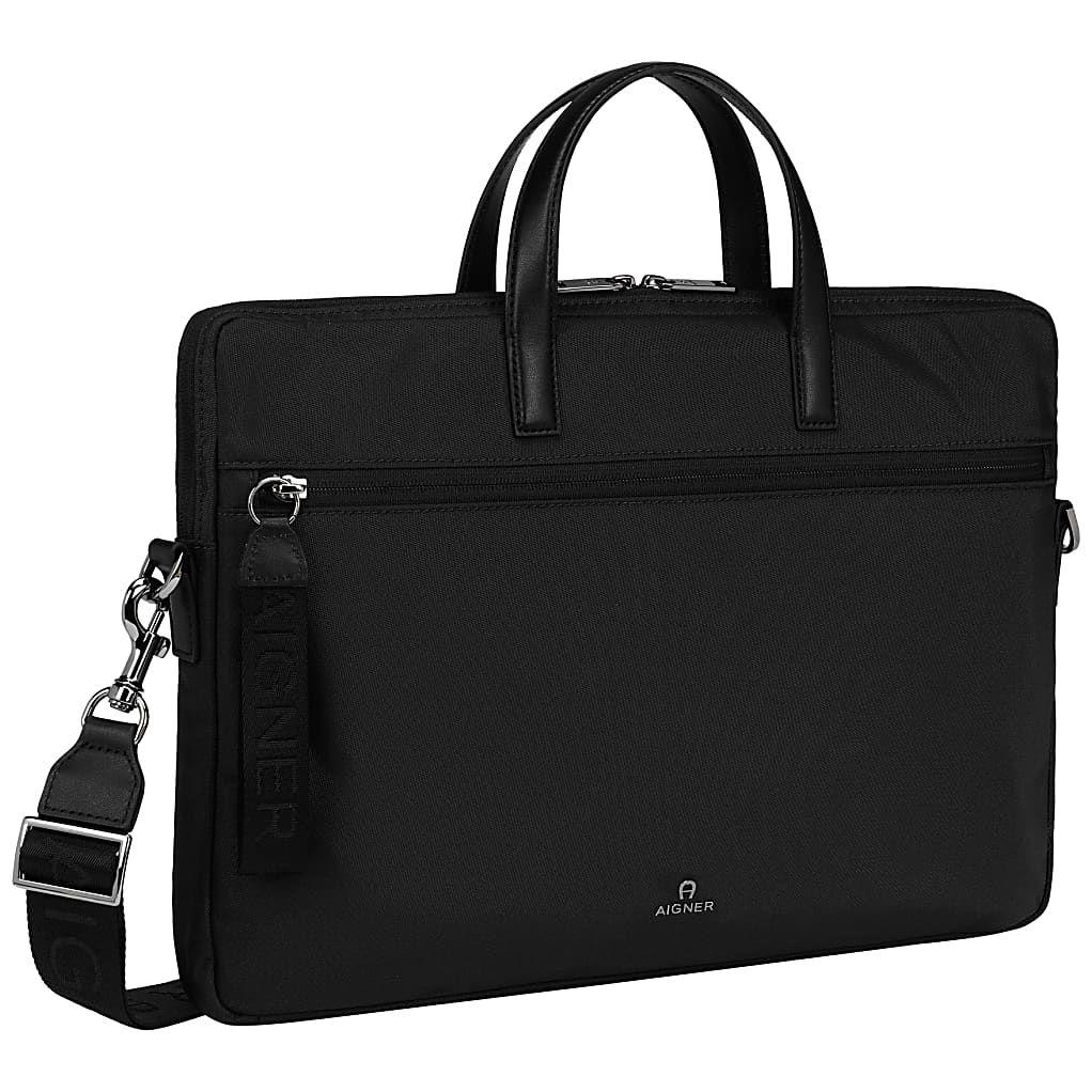 AIGNER NICO LAPTOPTASCHE M - SCHWARZ