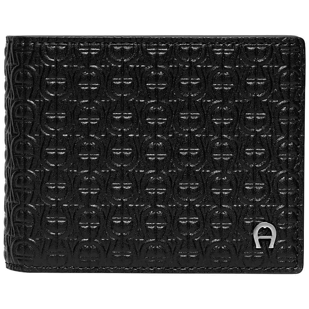 AIGNER ETHAN SCHEIN- UND KARTENTASCHE - SCHWARZ AIGNER ETHAN SCHEIN- UND KARTENTASCHE - SCHWARZ