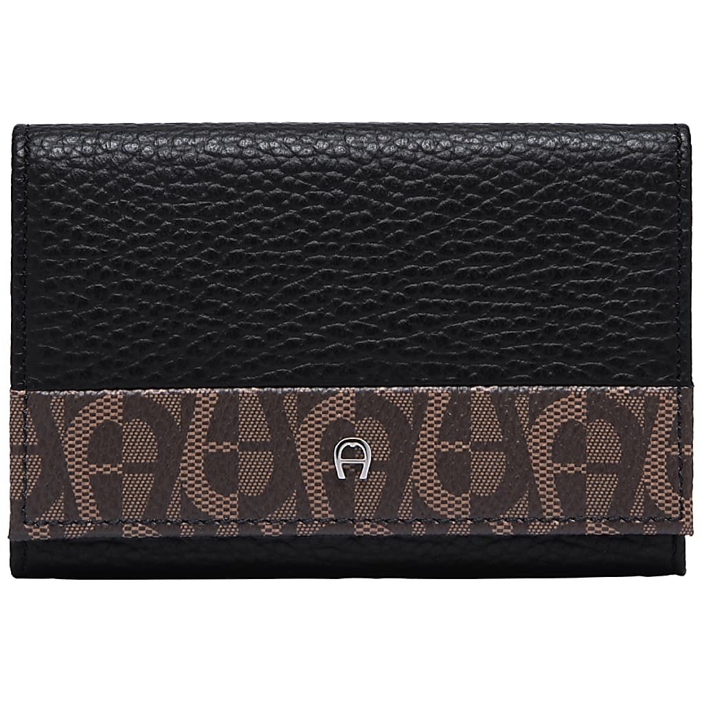 AIGNER LOGO KARTENETUI - BRAUN