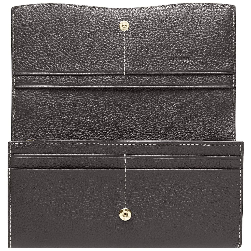 AIGNER FARAH SCHEIN- UND KARTENTASCHE - BRAUN