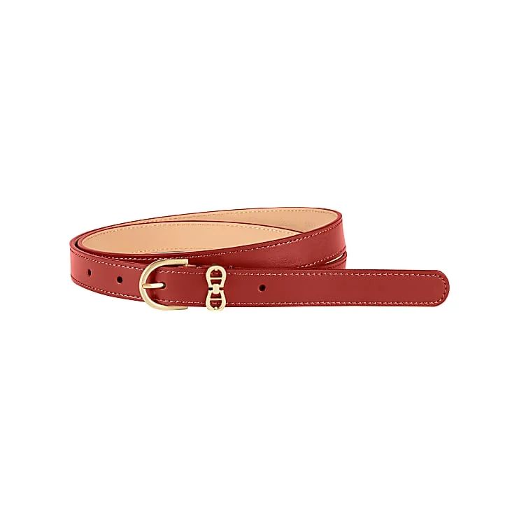 AIGNER LOGO GÜRTEL 2 CM - ROT