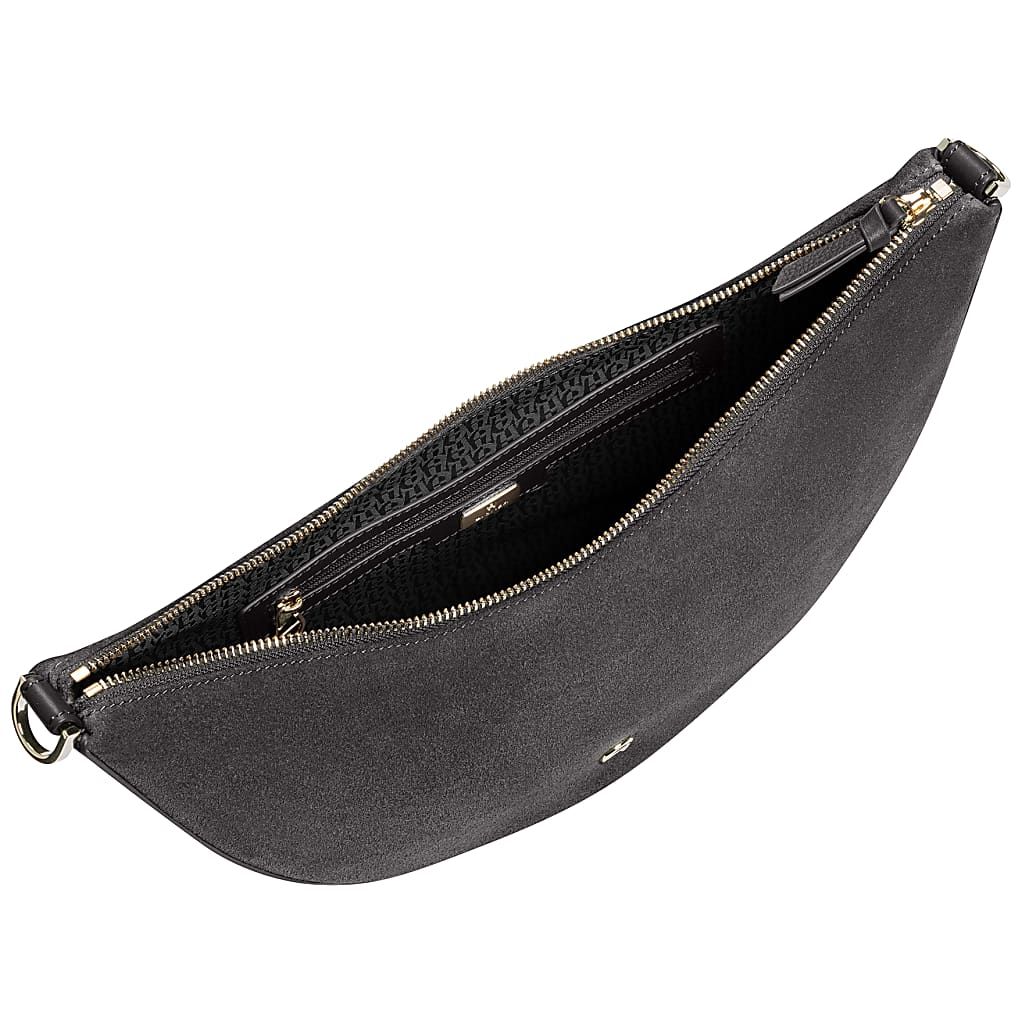 AIGNER ZITA SUEDE UMHÄNGETASCHE M - GRAU