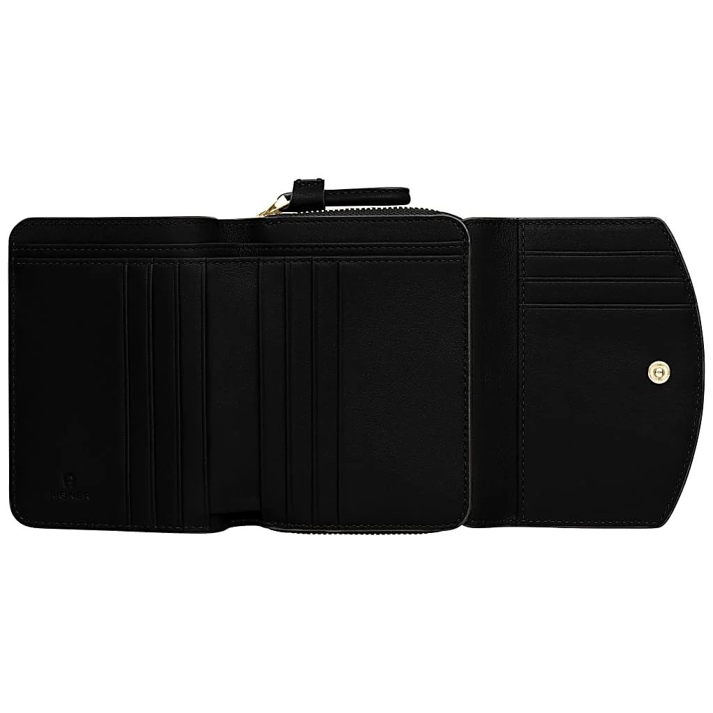 AIGNER AMBRA KOMBIBÖRSE - SCHWARZ