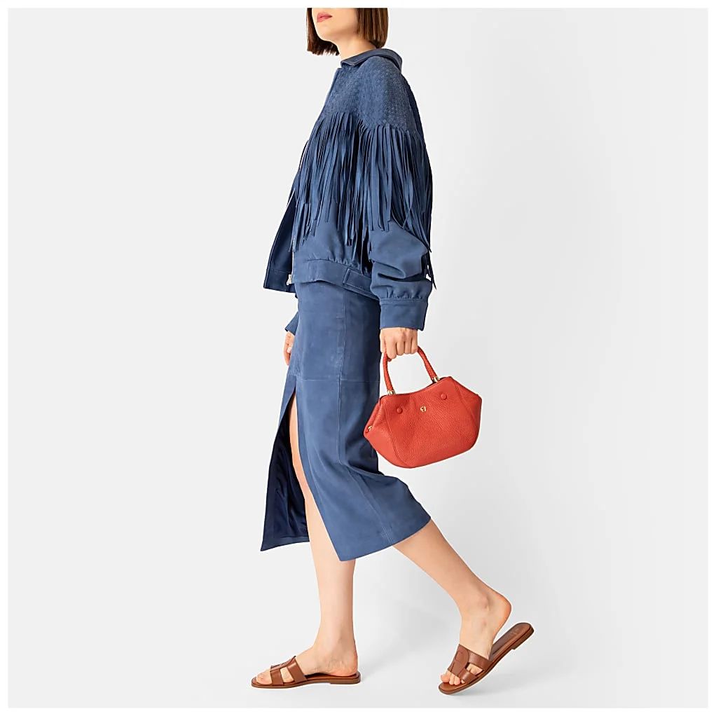 AIGNER CARRÉ SOFT HANDTASCHE S - ROT