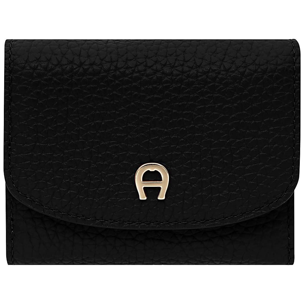 AIGNER CARRÉ SOFT GELDBÖRSE - SCHWARZ