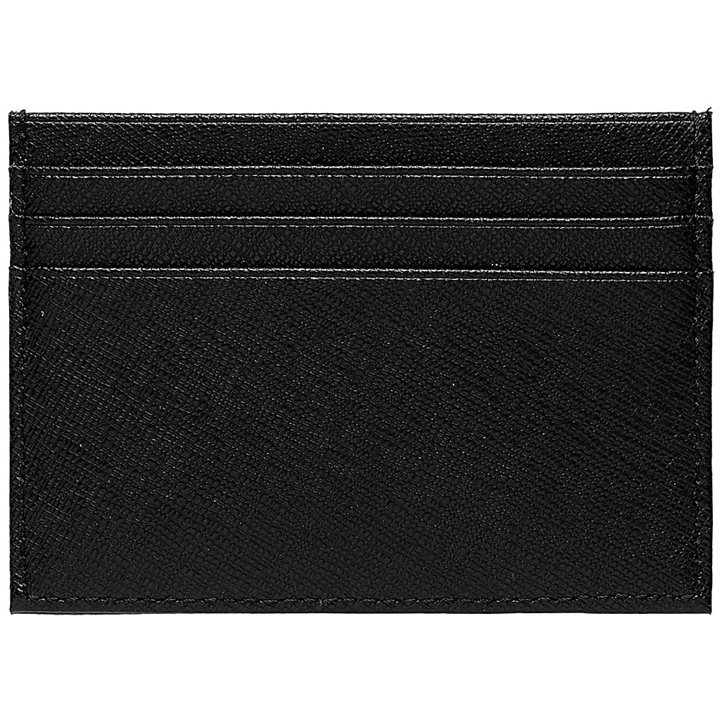 AIGNER SAFFIANO KARTENETUI - SCHWARZ