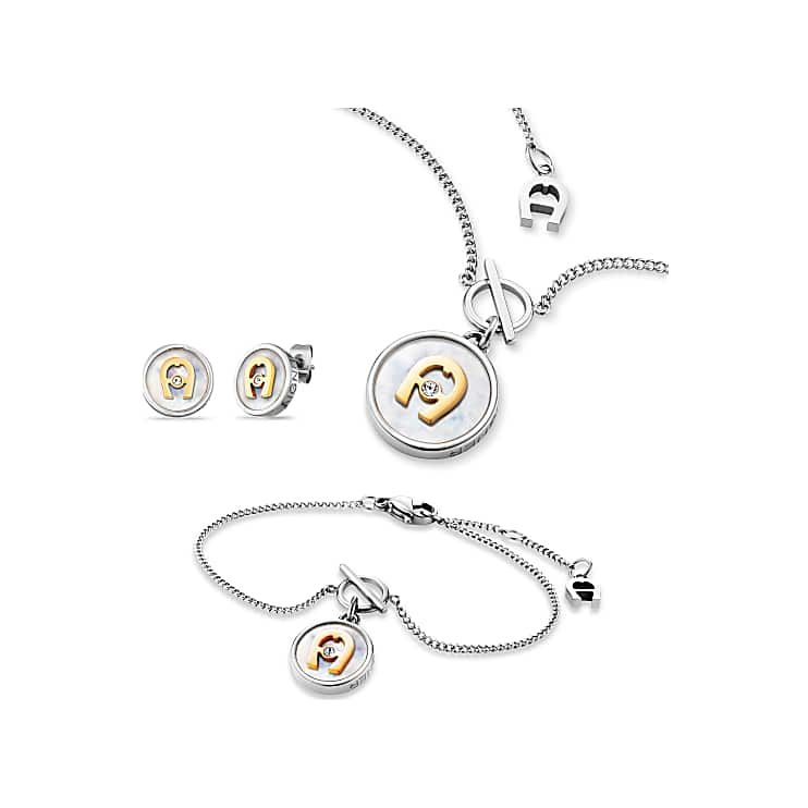 AIGNER SCHMUCKSET LOGO - MULTICOLOUR