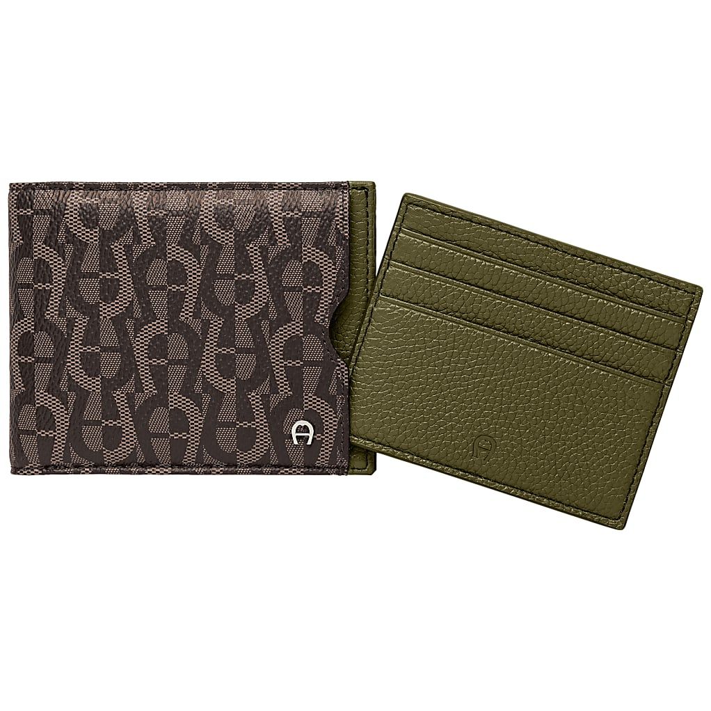 AIGNER ICON COVER GELDBÖRSE - GRUEN