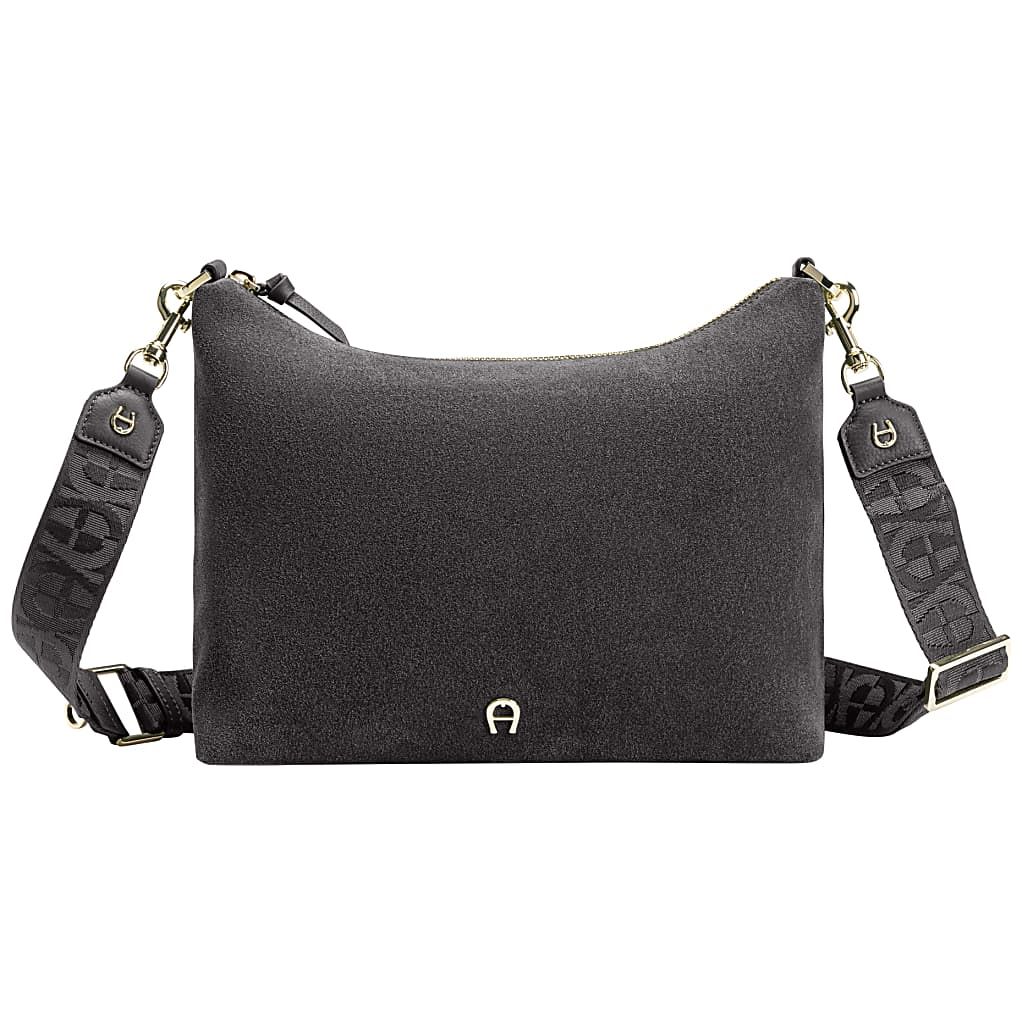 AIGNER ZITA SUEDE UMHÄNGETASCHE S - GRAU