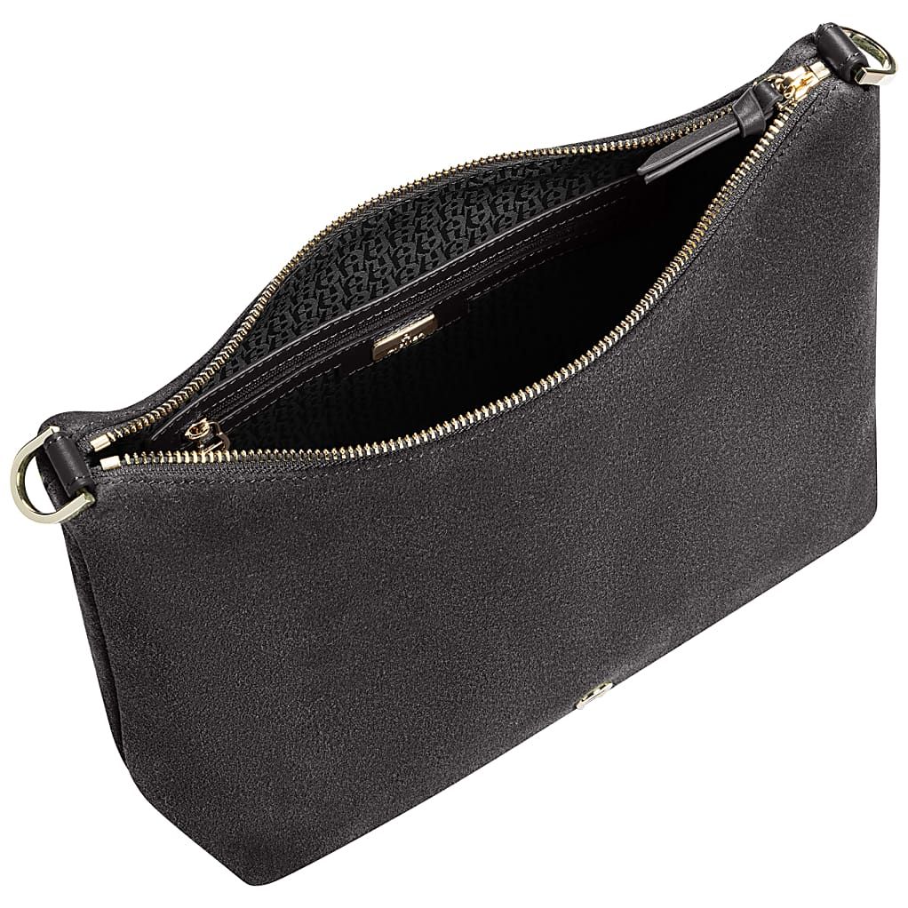 AIGNER ZITA SUEDE UMHÄNGETASCHE S - GRAU