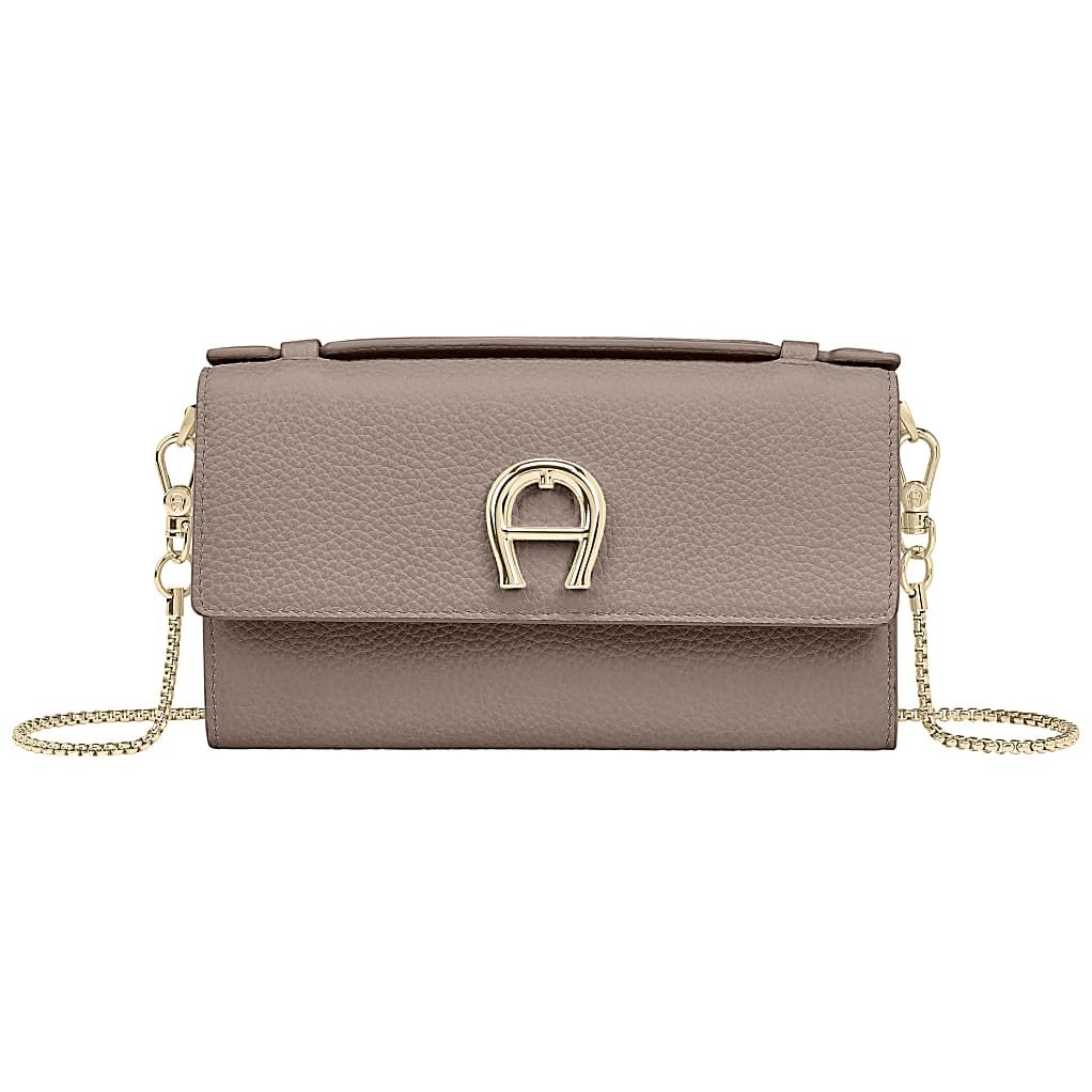 AIGNER WALLET ON CHAIN MIT HENKEL - GRAU