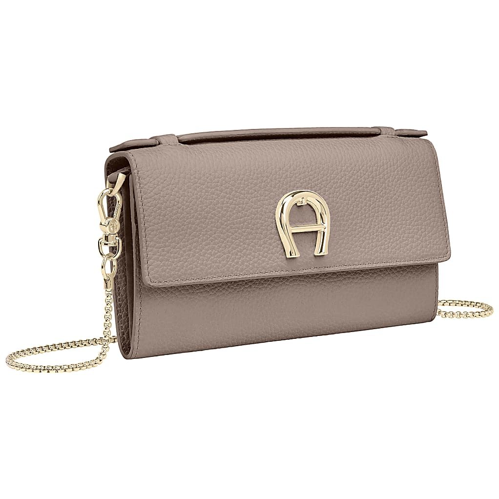 AIGNER WALLET ON CHAIN MIT HENKEL - GRAU